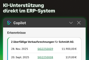 2 Überfällige Verkaufsrechnungen... und dafür braucht man Copilot, KI und gigantische Rechenzentren? Ich weiß nicht... Schauen Sie sich doch lieber mal meine Lösung für wirklich intelligentes (und nicht künstlich intelligentes) Forderungsmanagement unter Navision Dynamics oder BC365 an.