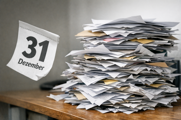 Sinnbild führ jährliche Umstellung bei Nummernserien für Navision und Business Central 365 Belegnummerierung